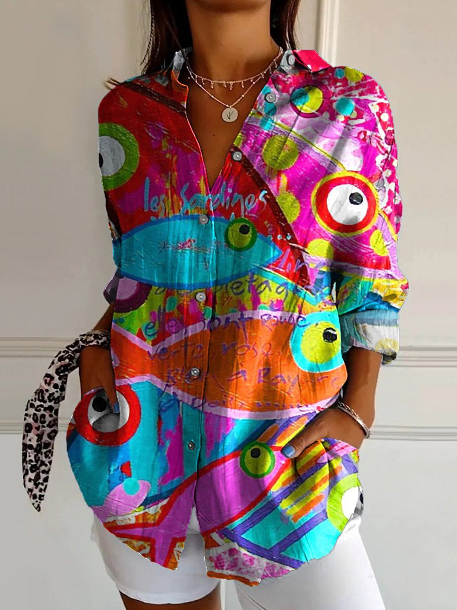 Kiki - Chic Linen button-down shirt