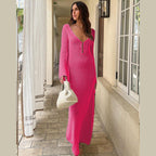 Coastal Knitted Maxi Dress