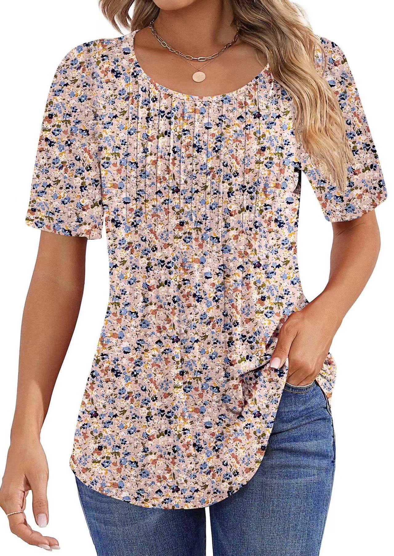 Kira - Short sleeve Floral Shirt
