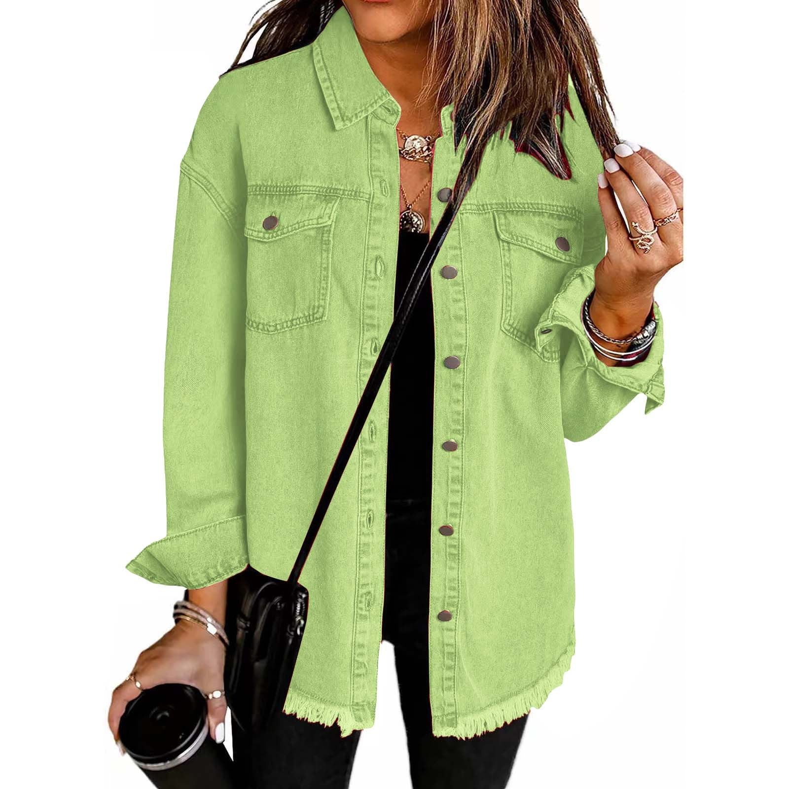 Jenny - Spring Denim Buttoned Jacket