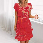 Rosy™ Elegant Whisper Artistic Chic Dress