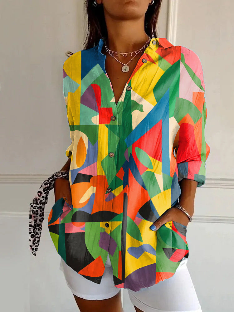 Kiki - Chic Linen button-down shirt