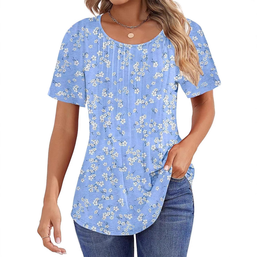 Kira - Short sleeve Floral Shirt