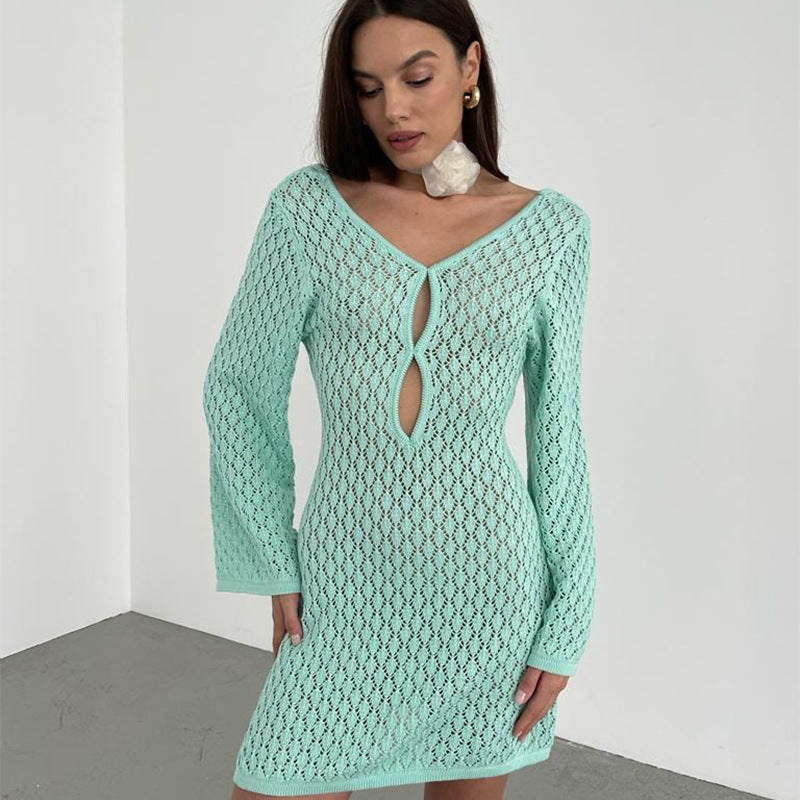 Short Coastal Knitted Dress