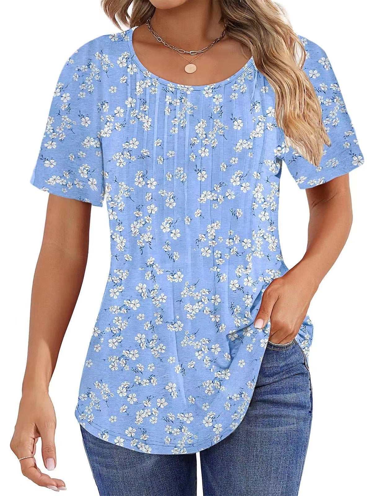 Kira - Short sleeve Floral Shirt