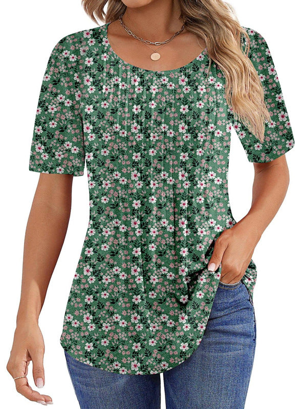 Kira - Short sleeve Floral Shirt