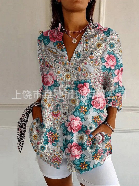 Kiki - Chic Linen button-down shirt