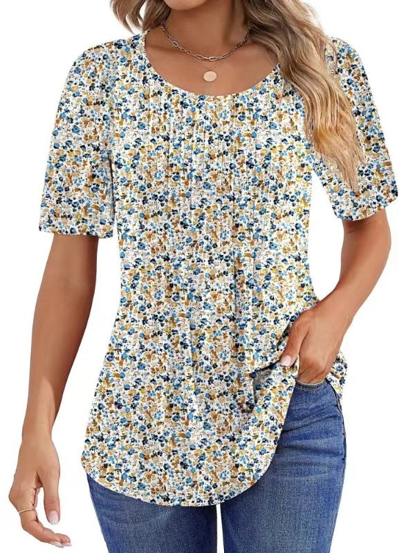 Kira - Short sleeve Floral Shirt