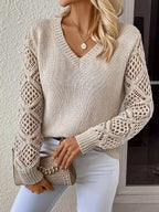 The Aspen Lace Knit Sweater Spring