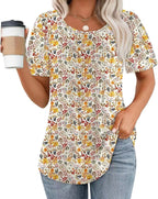 Kira - Short sleeve Floral Shirt