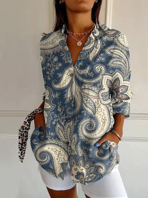 Kiki - Chic Linen button-down shirt