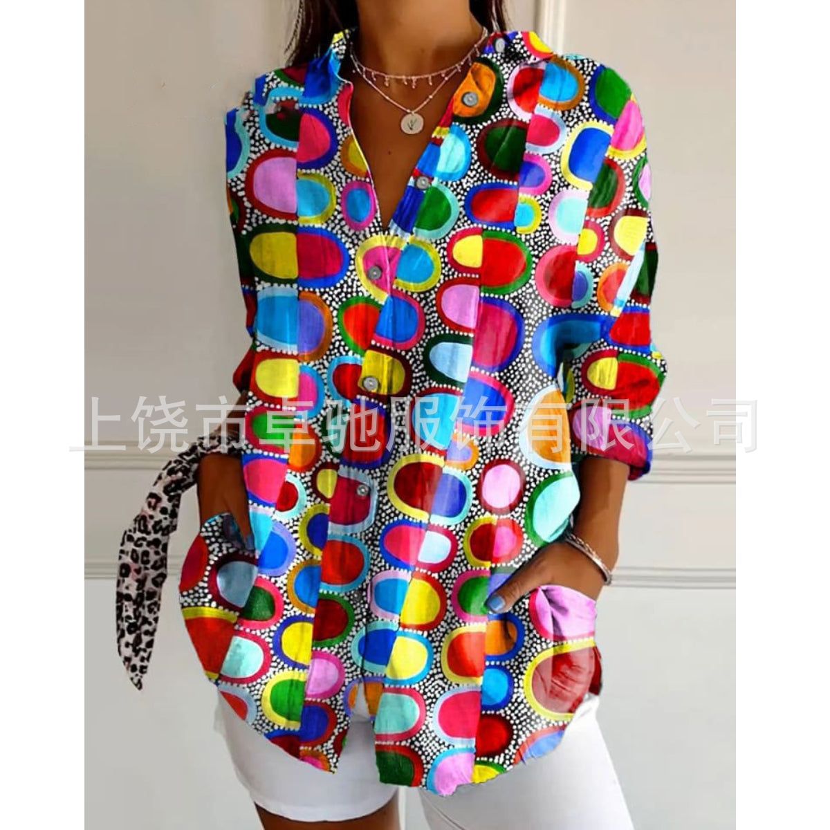 Kiki - Chic Linen button-down shirt
