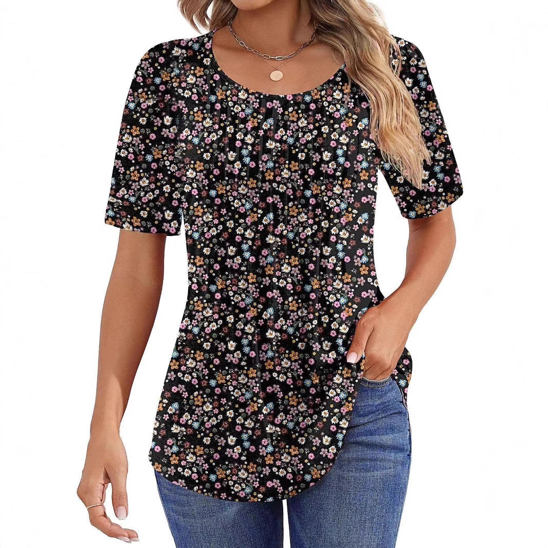 Kira - Short sleeve Floral Shirt