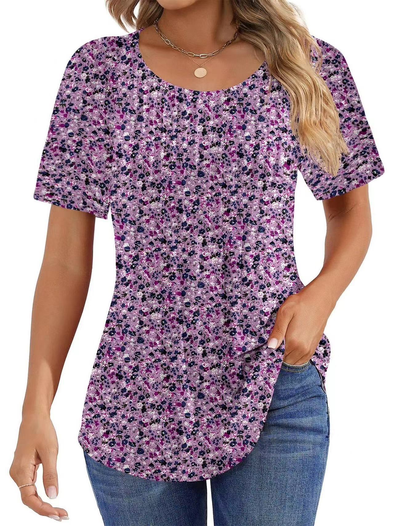 Kira - Short sleeve Floral Shirt