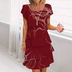 Rosy™ Elegant Whisper Artistic Chic Dress