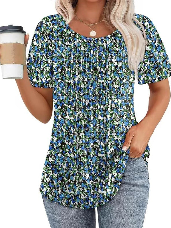 Kira - Short sleeve Floral Shirt