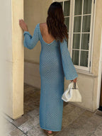 Coastal Knitted Maxi Dress