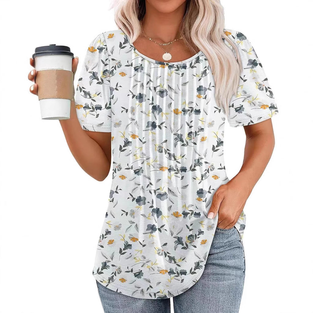 Kira - Short sleeve Floral Shirt