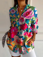 Kiki - Chic Linen button-down shirt