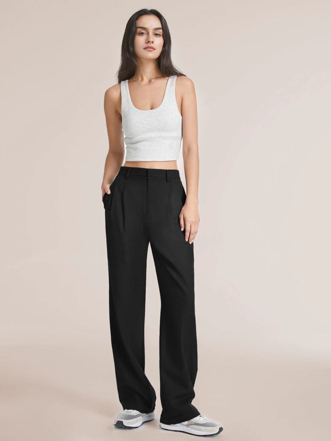 Effortless Pleated Wide Leg