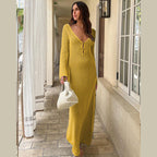 Coastal Knitted Maxi Dress