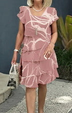 Rosy™ Elegant Whisper Artistic Chic Dress