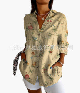 Kiki - Chic Linen button-down shirt