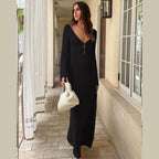 Coastal Knitted Maxi Dress